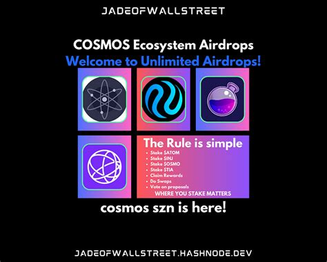 Cosmos Ecosystem Airdrop Guide