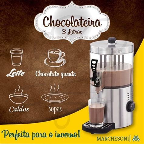 Chocolateira Marchesoni 3L CO 1 302 220v Norte Refrigeração