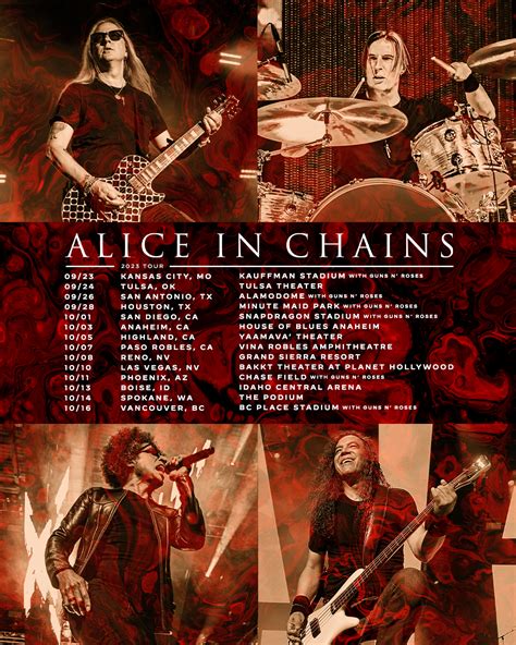 Tour - Alice In Chains