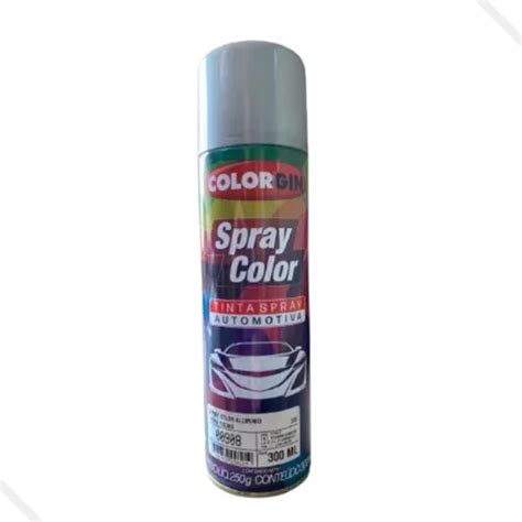 Tinta Spray Automotiva Colorgin Aluminio Para Rodas Ml