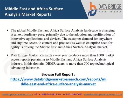 Ppt Middle East And Africa Surface Analysis Market Se Powerpoint