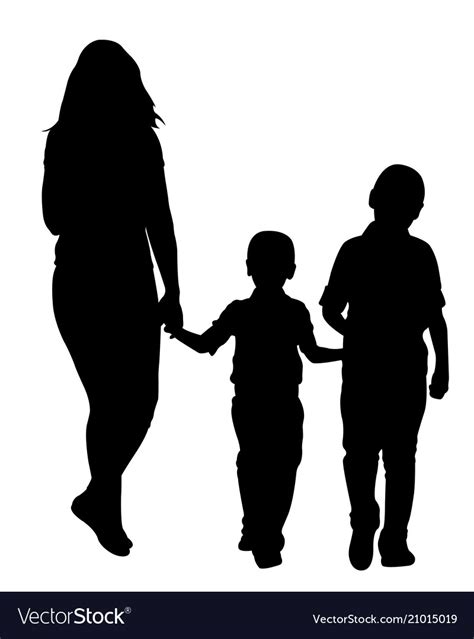 Mother Child Silhouette Clip Art