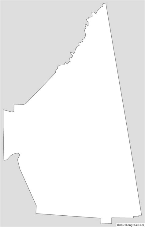 Map of Cherokee County, Alabama