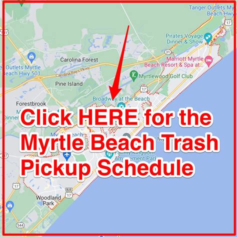 Myrtle Beach Trash Schedule Bulk Pickup Holidays Map