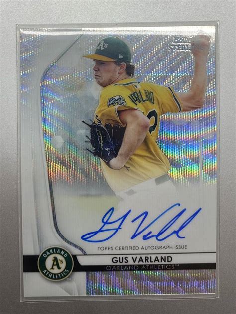 Yahoo Rc Auto Gus Varland Topps Bowm