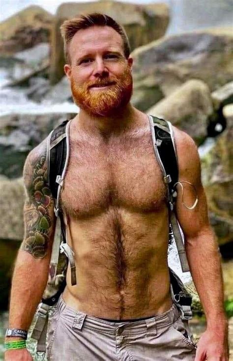 Hairy Muscle Men Hairy Men Bearded Men Ginger Men Ginger Beard