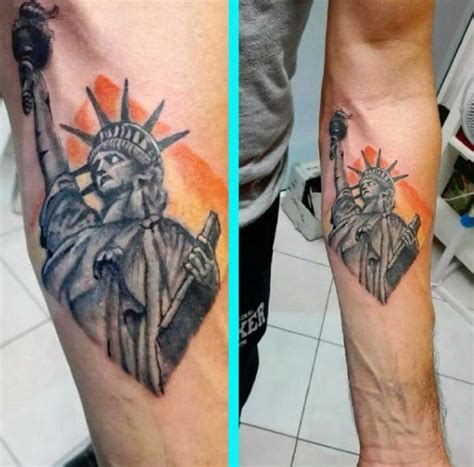 82 Tatuajes De La Estatua De La Libertad Con El Significado