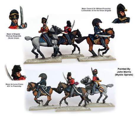 Bh 67 Major Genreral Ponsonby And Staff Perry Miniatures