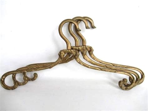 1 One Brass Clothes Hanger Clothes Hangers Antique French Coat