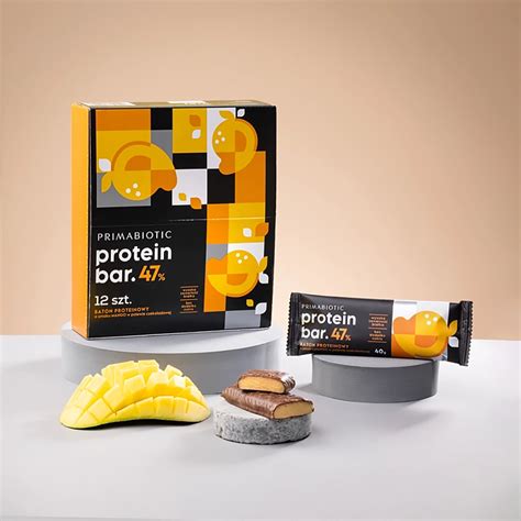 Protein Bar Baton Wysokobia Kowy O Smaku Mango G Primabiotic