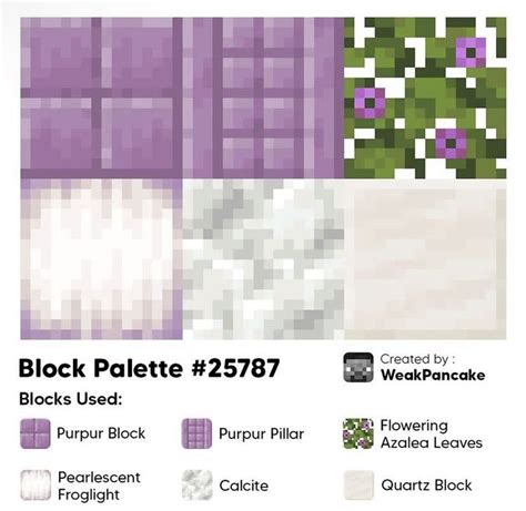 Pin By Blossom On Minecraft Block Palettes Minecraft Blocks