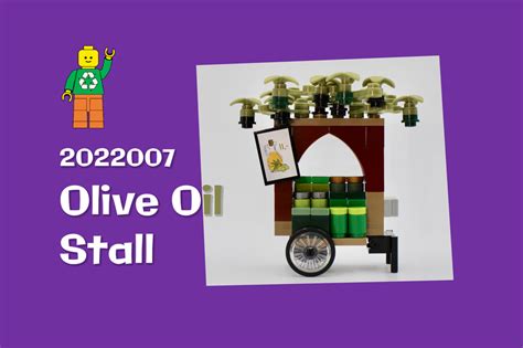 Lego Moc Olive Oil Stall By Sleeps With Lego Rebrickable Build With