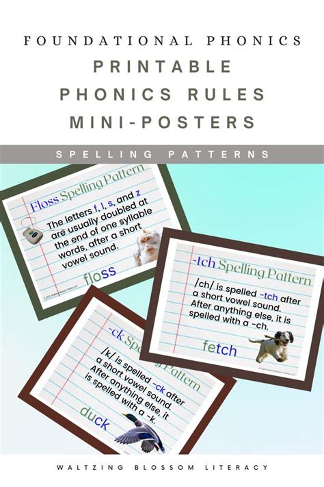 Printable Phonics Rules Posters Engage And Teach Early Readers