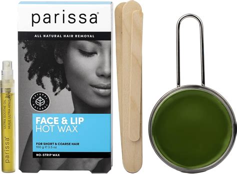 Parissa Face Lip Hot Wax Kit No Strips Needed For Short To Coarse