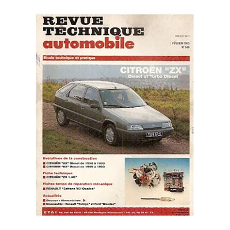 Revue Technique Zx De Citroen