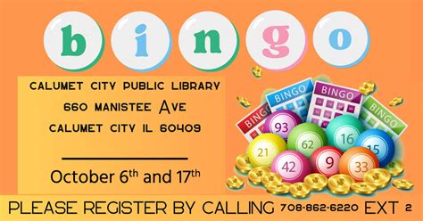 Bingo Calumet City Public Library