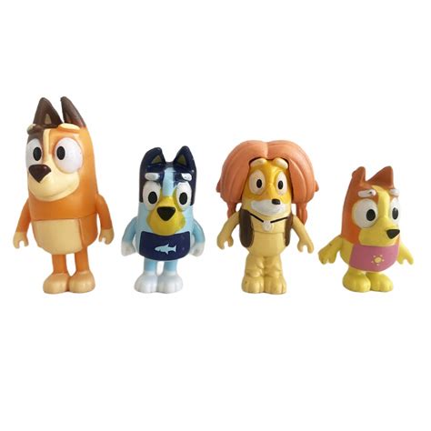 Zestaw Szt Figurek Bluey Bingo I Przyjaciele Bobo Toys Pl