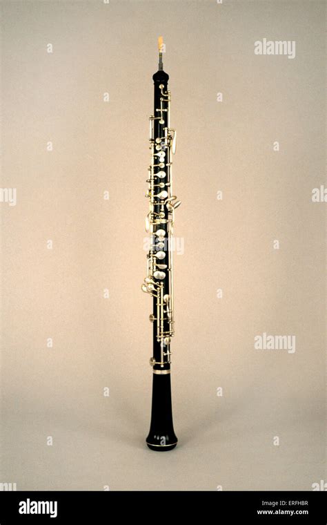 Oboe On White Background Stock Photo Alamy