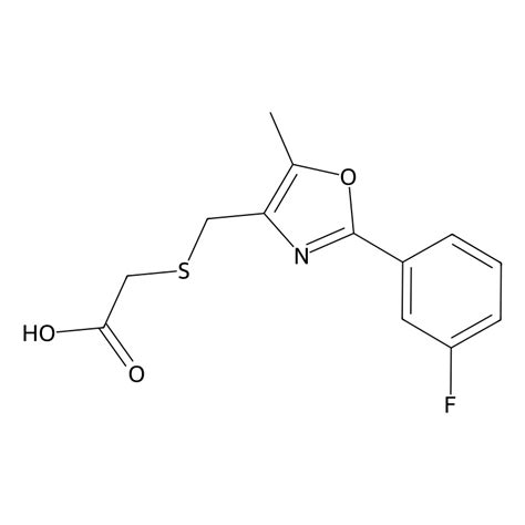 Buy Fluorophenyl Methyl Oxazol Yl Methyl Thio Acetic