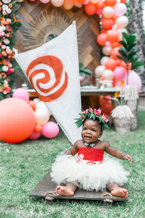 Moana First Birthday Party Ideas And Supplies Dress Me Blonde