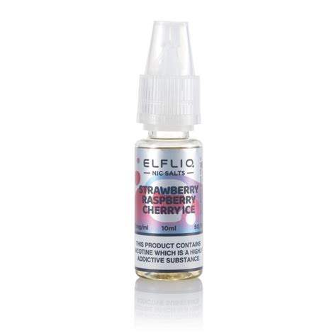 Elfliq Strawberry Raspberry Cherry Ice E Liquid Et Uk