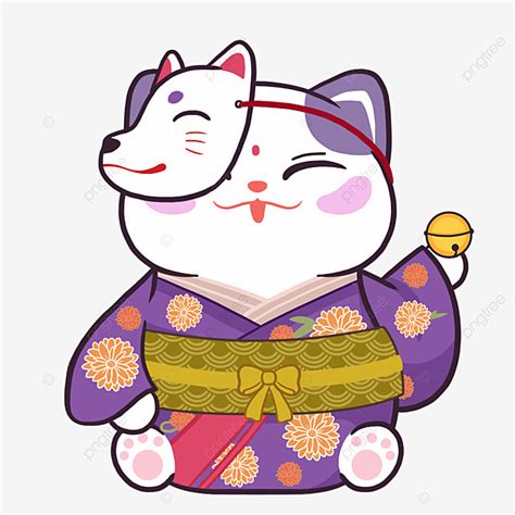 The Tops Of Japanese Kimono Lucky Cat Examples For Your Find Art