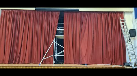 Stage Curtain Pulley System Rope Repair YouTube