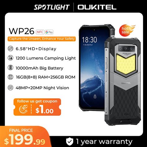 Oukitel Wp Rugged Smartphone Mah Gb Ram Gb Rom Mobile