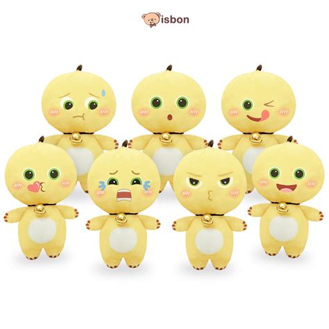 Istana Boneka Squishy Yellow Dino Gantungan Kunci Mini Lucu