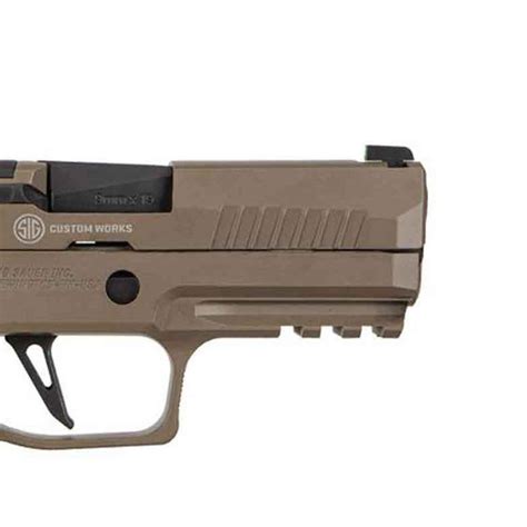 Sig Sauer P320 Axg Scorpion 9mm Luger 3 9in Fde Pistol 10 1 Rounds Tan Sportsman S Warehouse