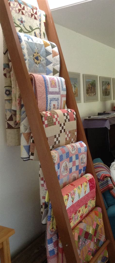 Pin By Carol Richards On Quilts Of Interest Quilt Rack Quilt Display