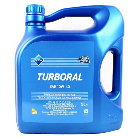 ᐉ Моторное масло Aral Turboral 10W 40 5 л