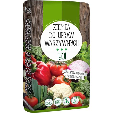 PODŁOŻE ZIEMIA DO POMIDORÓW UPRAWY WARZYW 50L ERLI pl