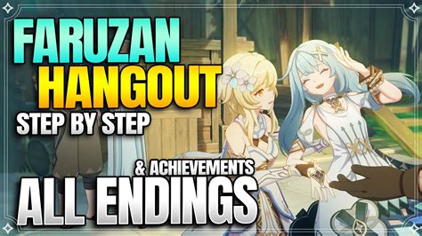 Faruzan Hangout Event All Endings Achievements Genshin Impact