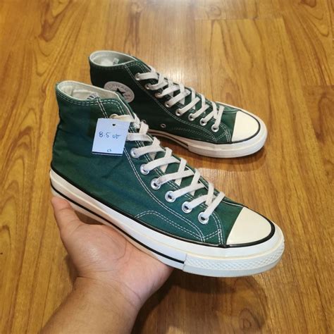 Converse Green Chuck 70 High Green Men S Fashion Footwear Sneakers On Carousell