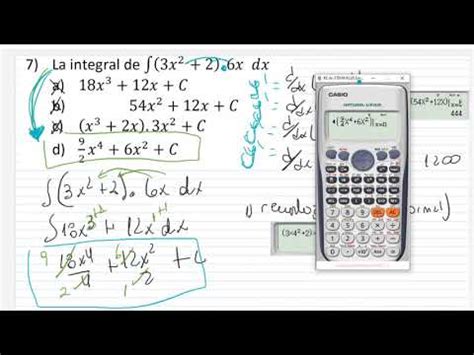 C Mo Resolver Integrales Indefinidas Con La Calculadora Youtube