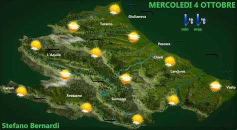 Il Meteo Di Stefano Bernardi Ancora Bel Tempo