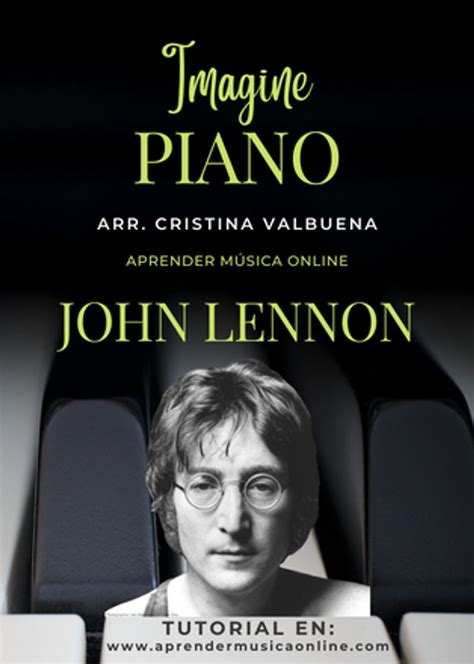 John Lenon Imagine Sheet By Cristina Valbuena