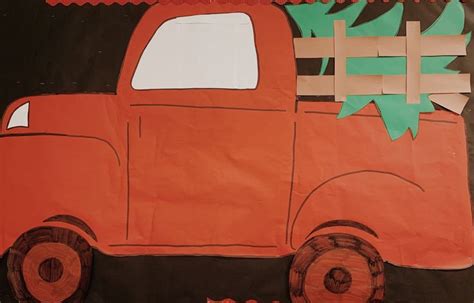 Bulletin Board Christmas Truck Teacher Craft Christmas Truck