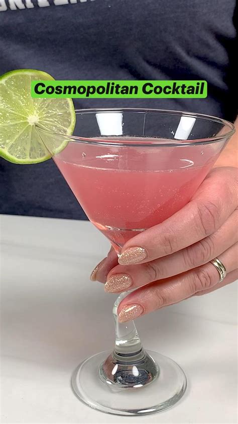 Cosmopolitan Cocktail Recipe Just 4 Ingredients Crazy For Crust Recipe Wine Slushie