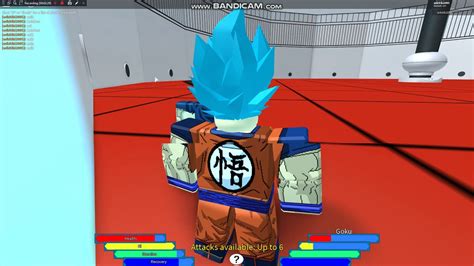 Roblox Dragon Ball Advanced Battles Gokus Moveset And Combos Youtube