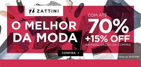 Zattini Oferece 70 De Desconto 15 OFF Para Associados Ao CNB SP