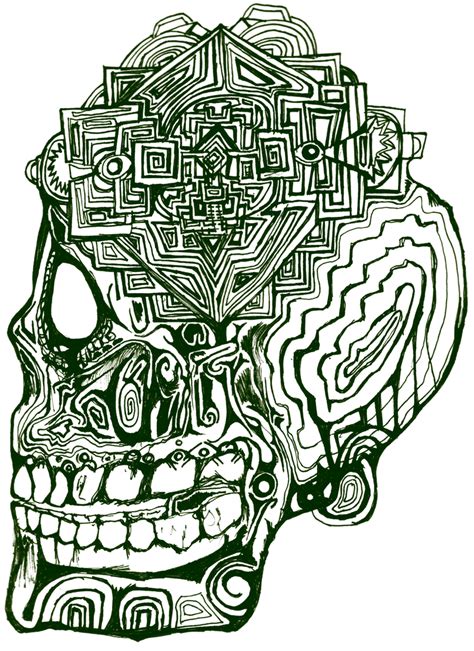 Psychedelic Skull by MrDeepseed on DeviantArt