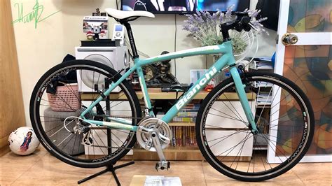 Xe đạp Bianchi Camaleonte 2 xách tay Nhật Size 47 3 8 Shimano Altus