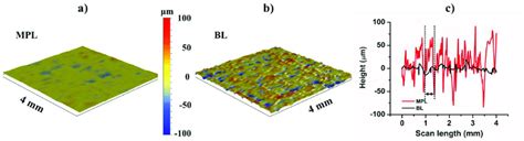 Surface Map Digital Image Of The Microporous Layer Mpl A And The