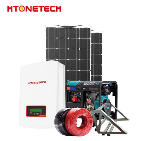 Htonetech W Monocrystalline Solar Panel Manufacturing Phase Hybrid