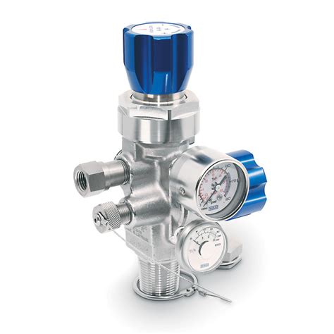 Integrated Valve With Adjustable Pressure Regulator Ducal D551 Rotarex