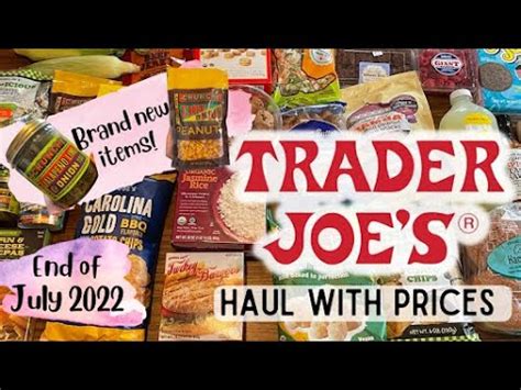 Trader Joe S Haul Brand New Items Grocery Haul With Prices New