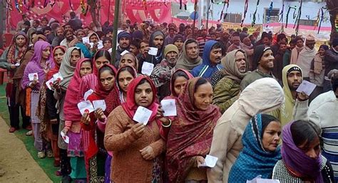 Jammu And Kashmir Records Highest Turnout Jharkhand Breaks Records