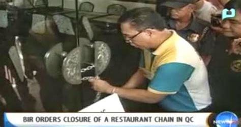 Chinese Restaurant shut down by Philippine Authorities in Quezon City